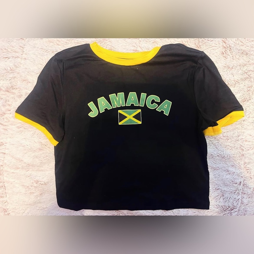 Black and Yellow Jamaica T-Shirt
